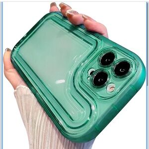 IPHONE 15 PRO MAX Sleek Green Phone Case for Ultimate Protection